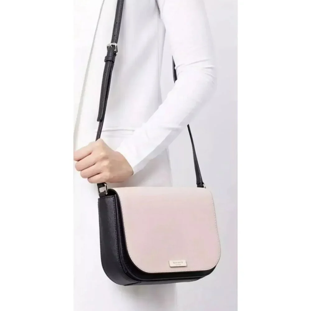 Kate Spade Laurel Way Large Carsen Saffiano Leather Crossbody Messenger Bag NWT